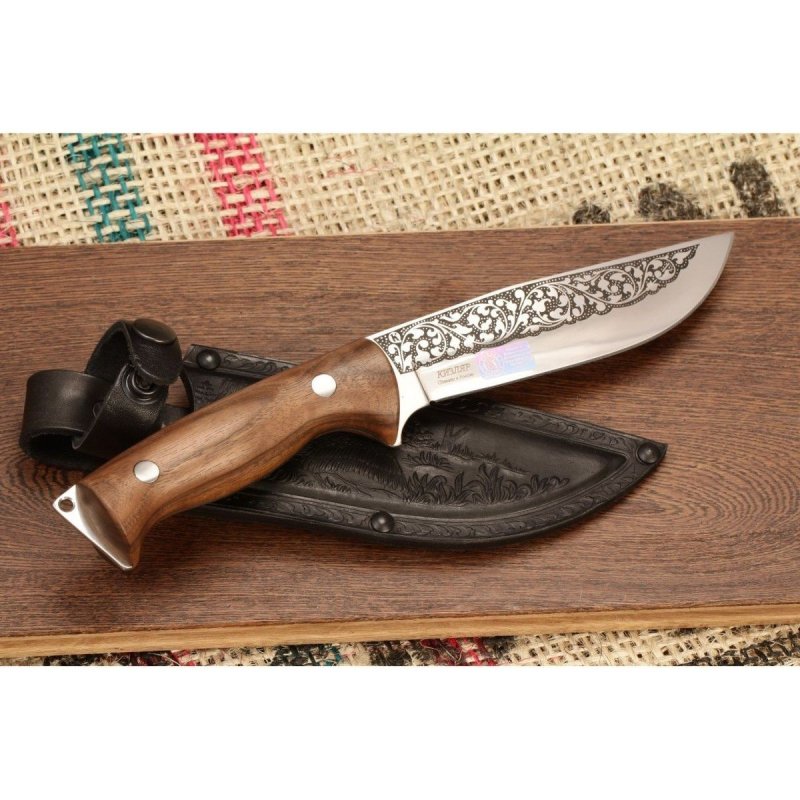 Туристический нож Фазан, сталь AUS8, рукоять дерево в интернет-магазине art-steel.ru, фото