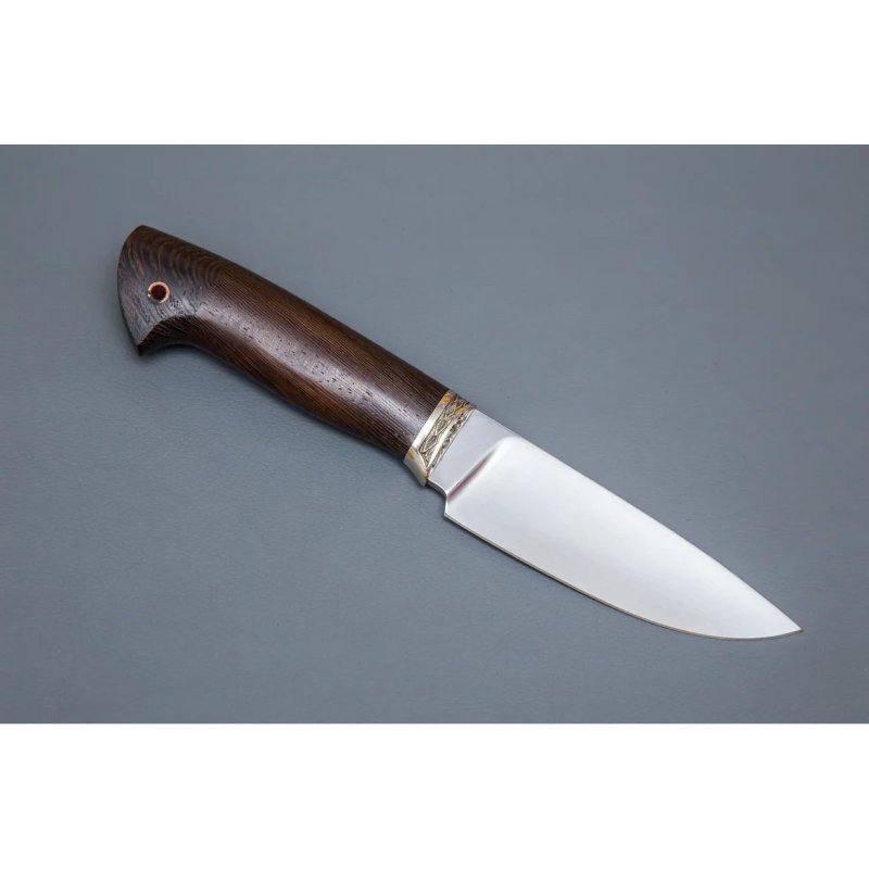 Нож Сокол из стали 95х18, рукоять венге, литьё мельхиор в интернет-магазине art-steel.ru, фото
