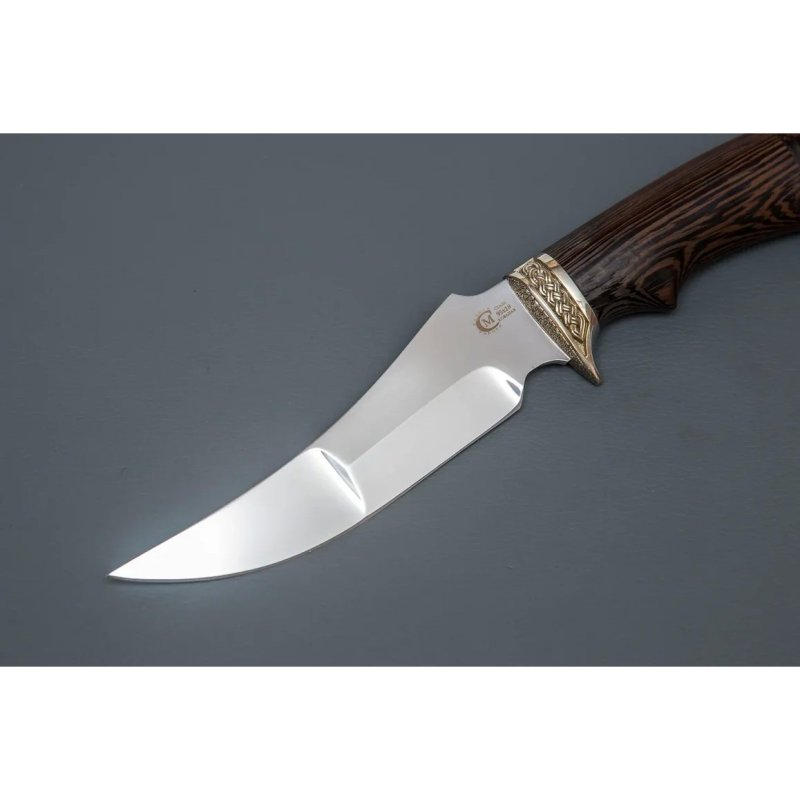 Нож Корсар из стали 95х18, рукоять венге, литьё мельхиор в интернет-магазине art-steel.ru, фото