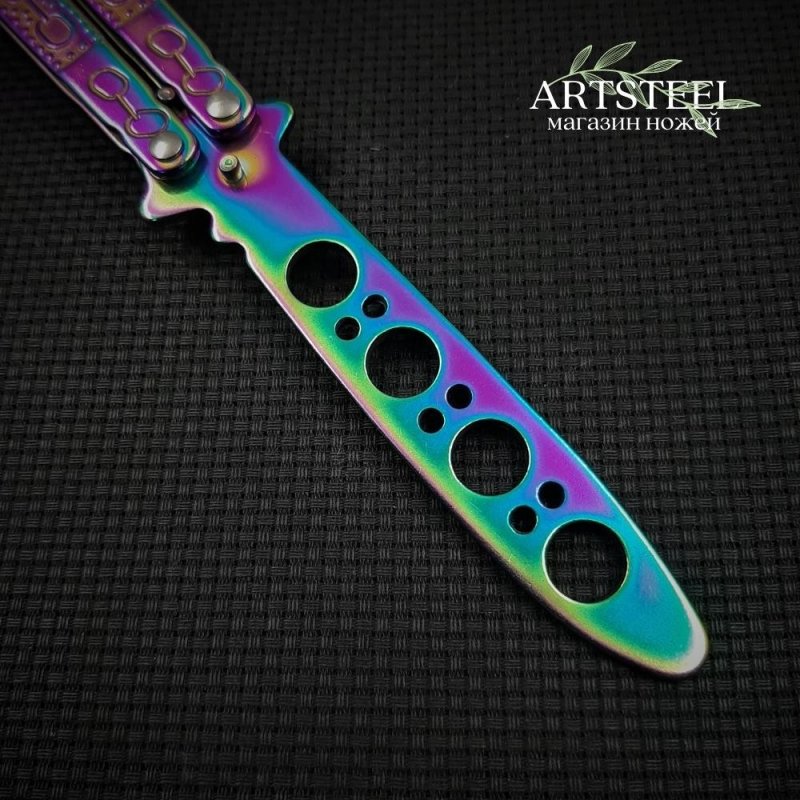 Нож бабочка тренировочный Цепь в интернет-магазине art-steel.ru, фото