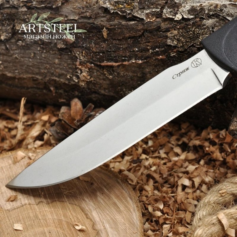 Охотничий нож Стриж, сталь AUS8, рукоять эластрон в интернет-магазине art-steel.ru, фото
