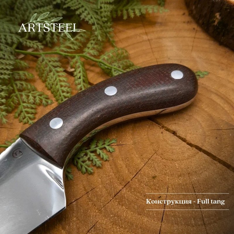 Нож Клык-1 из стали 65Х13, рукоять текстолит в интернет-магазине art-steel.ru, фото