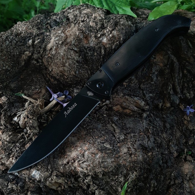 Складной нож Ладога, сталь 65Х13, рукоять бакелит в интернет-магазине art-steel.ru, фото