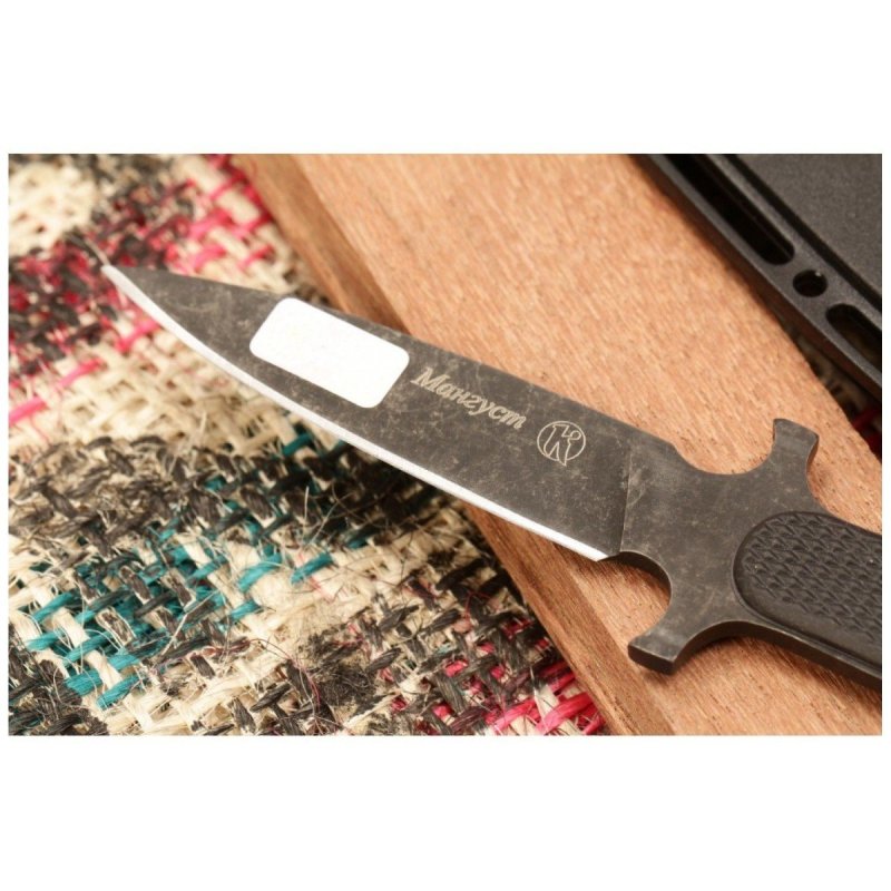 Охотничий нож Мангуст, сталь AUS8, рукоять металл, пластик в интернет-магазине art-steel.ru, фото