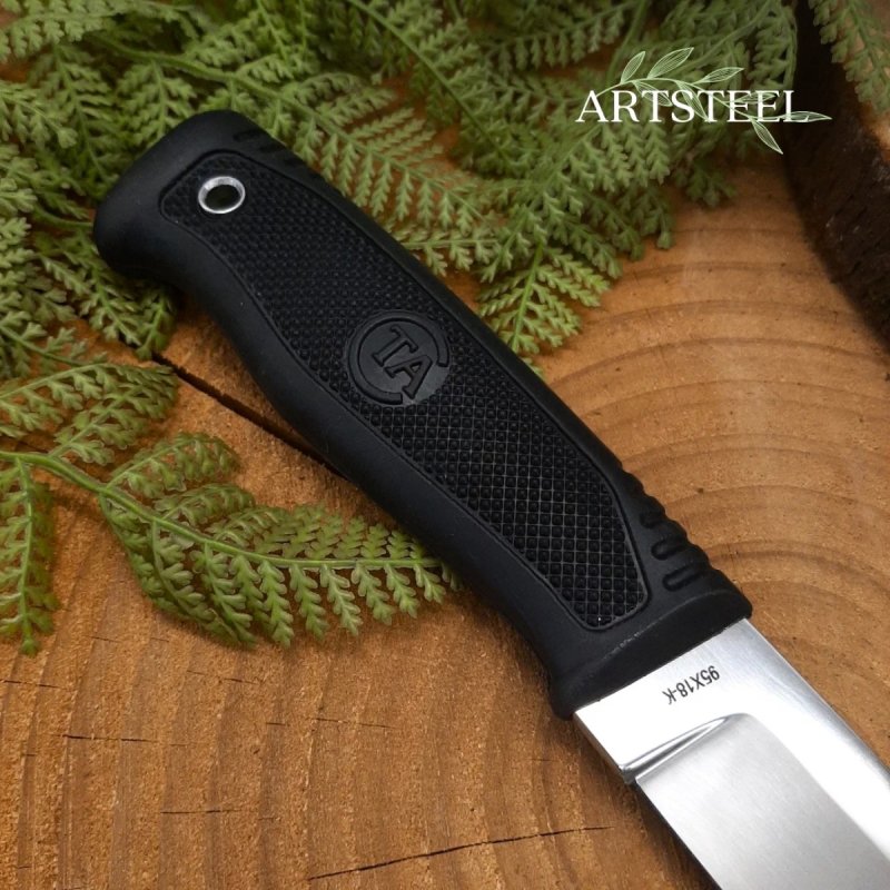 Нож Гарпун-2 из стали 95Х18, рукоять резина в интернет-магазине art-steel.ru, фото