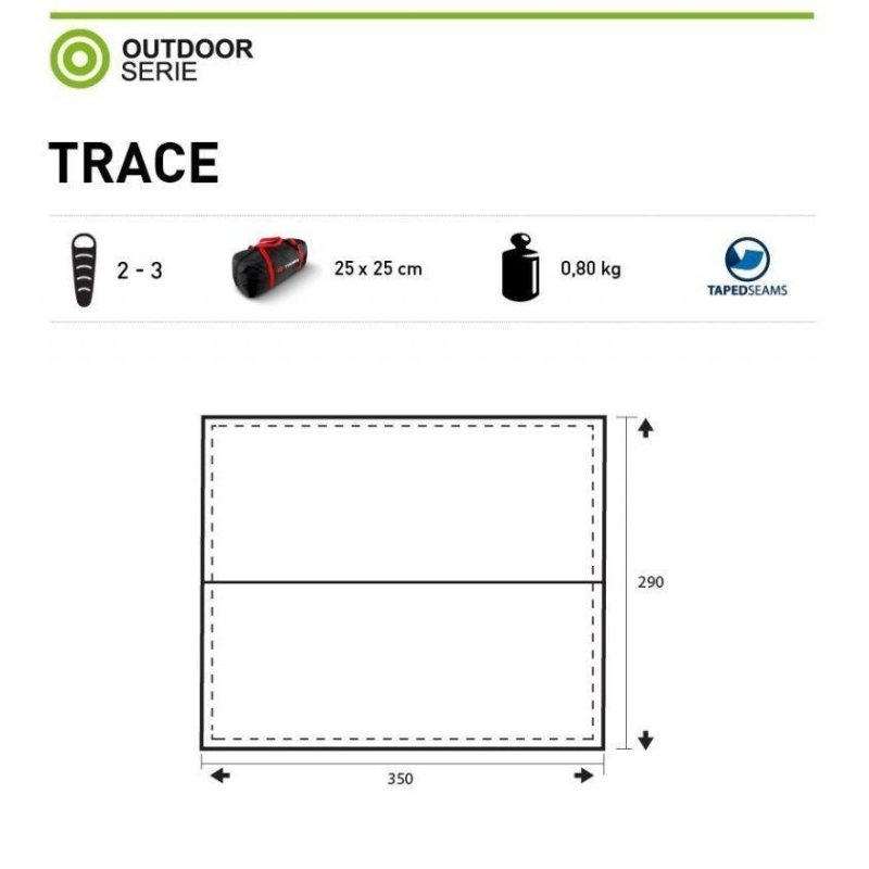 Палатка Trimm Shelters TRACE, камуфляж 2+1 в интернет-магазине art-steel.ru, фото