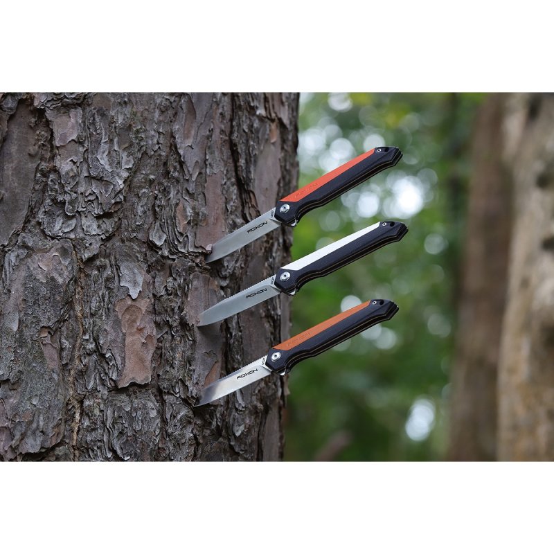 Нож складной Roxon K3, Sandvik Steel 12C27, оранжевый, K3-12C27-OR в интернет-магазине art-steel.ru, фото