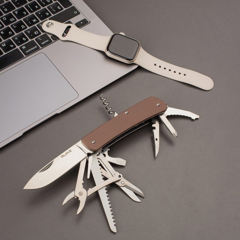 Многофункциональный нож Criterion Collection, сталь Sandvik 12C27, рукоять G10 в интернет-магазине art-steel.ru, фото