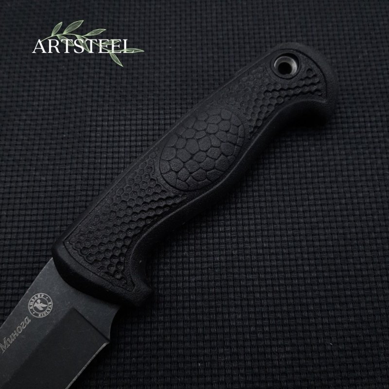 Туристический нож Минога, сталь AUS8, рукоять эластрон в интернет-магазине art-steel.ru, фото