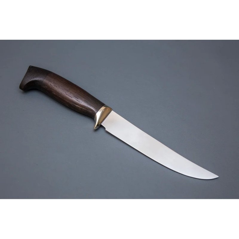 Нож Филейный средний из стали 95х18, рукоять венге, литьё мельхиор в интернет-магазине art-steel.ru, фото