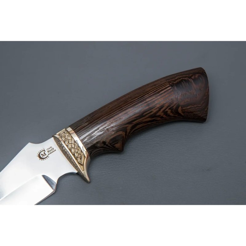 Нож Корсар из стали 95х18, рукоять венге, литьё мельхиор в интернет-магазине art-steel.ru, фото