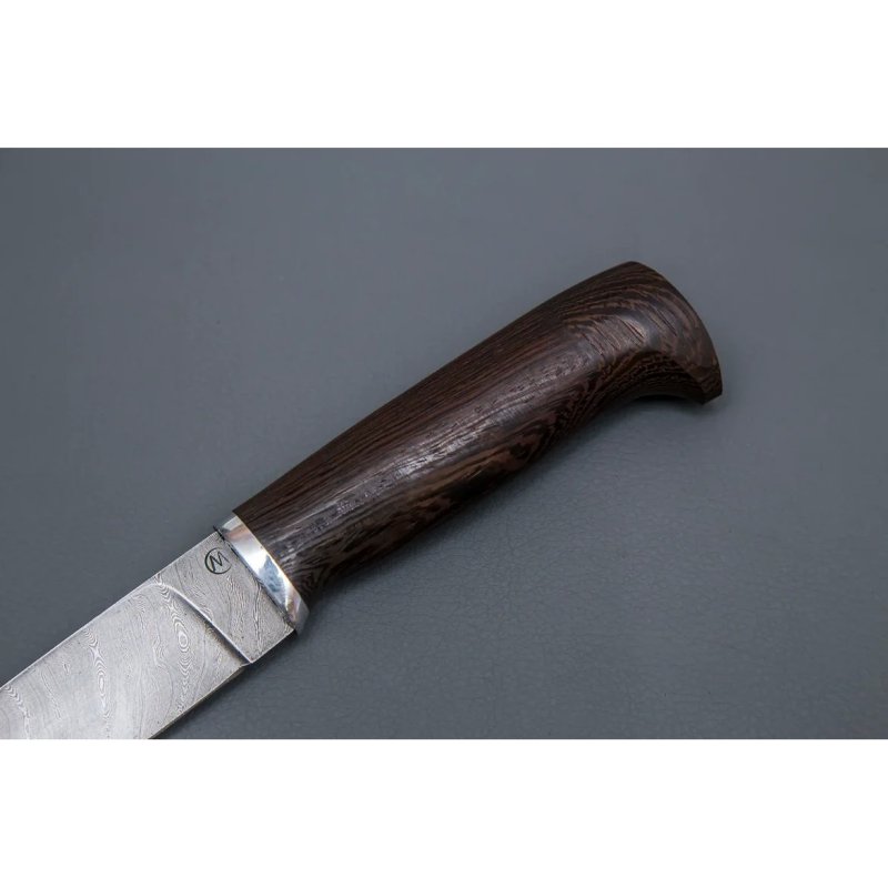 Нож Лесник из дамасской стали, рукоять венге, литье дюраль в интернет-магазине art-steel.ru, фото