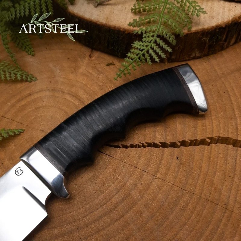 Нож Барсук-2 из стали 95Х18, рукоять кожа в интернет-магазине art-steel.ru, фото