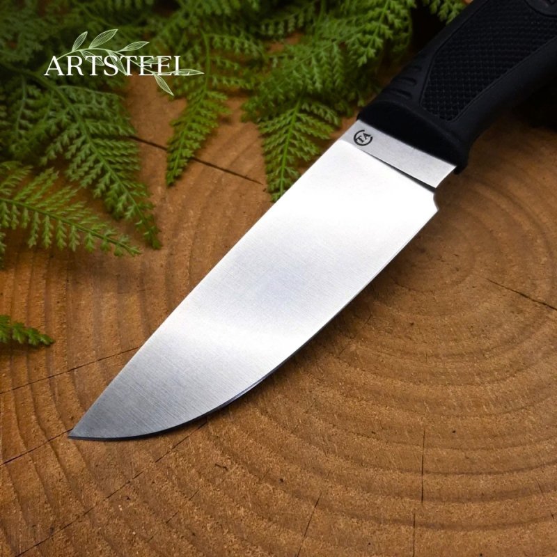 Нож Пласт-2Т из стали D2, рукоять резина в интернет-магазине art-steel.ru, фото