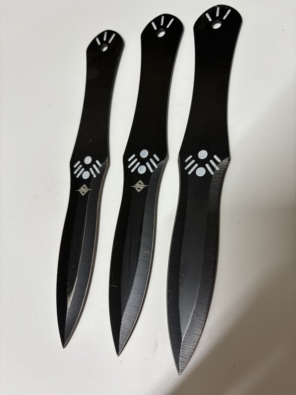 Набор метательных ножей Shadowstep (3 шт.), сталь 40х13, рукоять сталь (уценка) в интернет-магазине art-steel.ru, фото