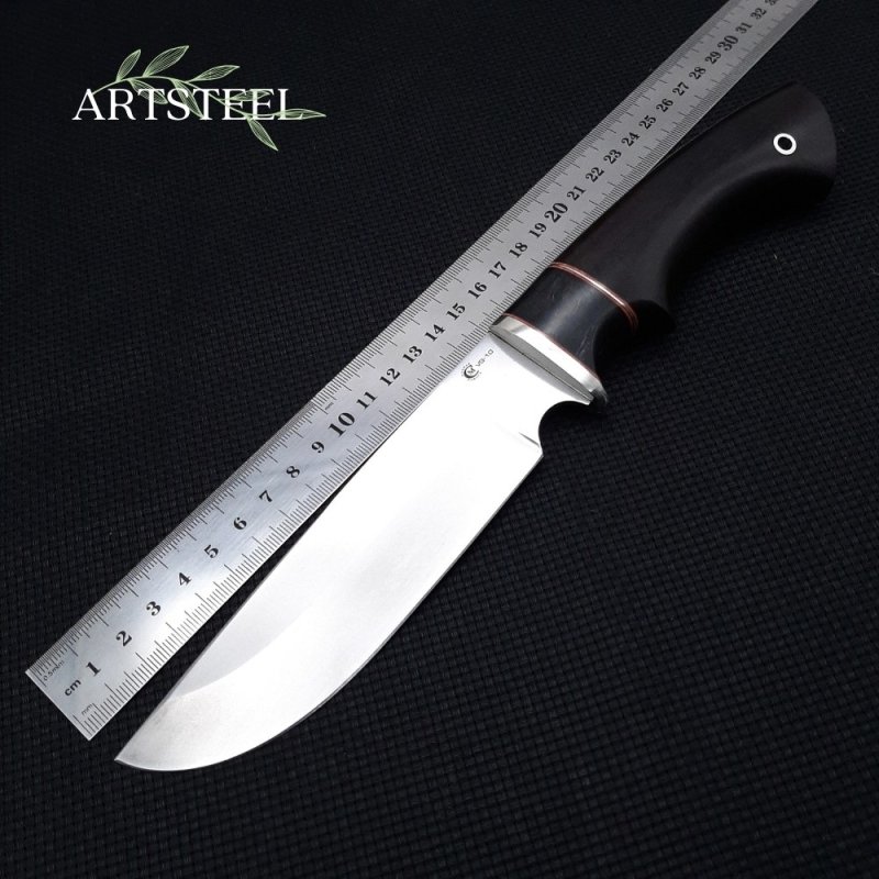 Нож Лорд из стали VG-10, рукоять карельская береза, черное дерево в интернет-магазине art-steel.ru, фото