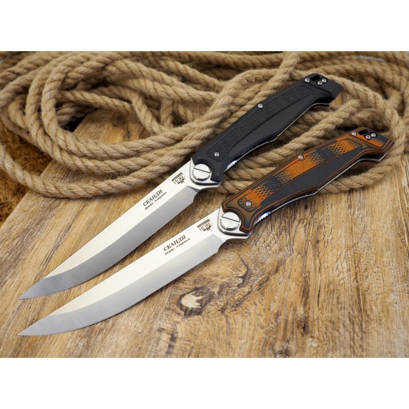 Складной нож Сканди, сталь D2, рукоять G10 в интернет-магазине art-steel.ru, фото