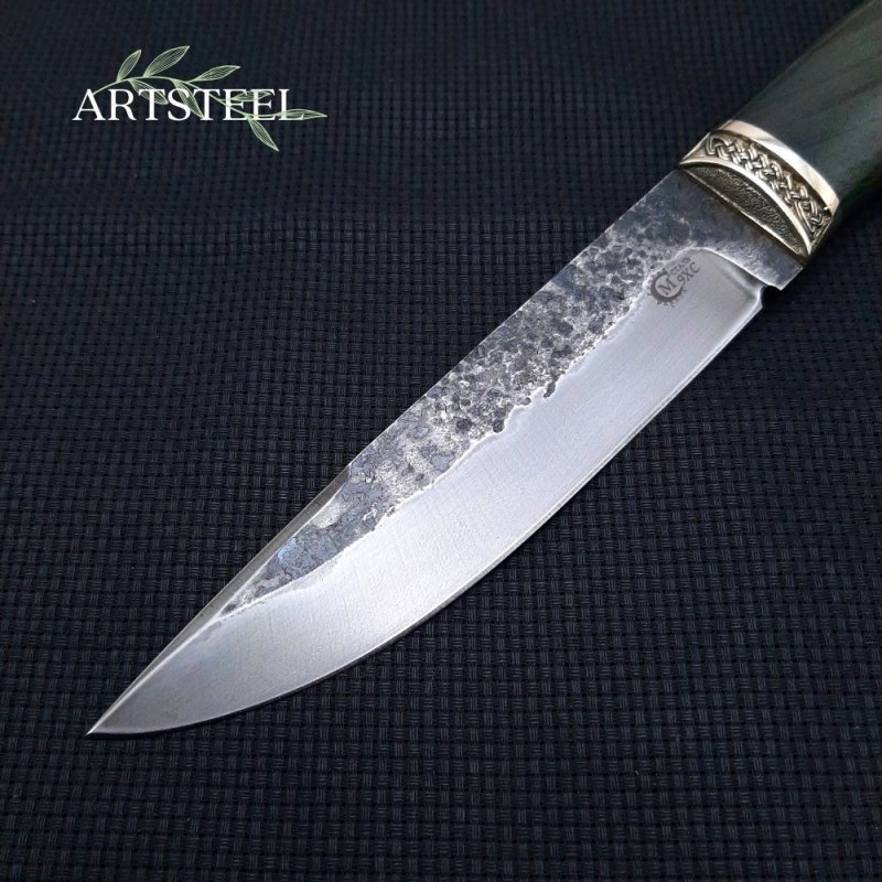 Нож Тигр из стали 9ХС, рукоять дерево в интернет-магазине art-steel.ru, фото