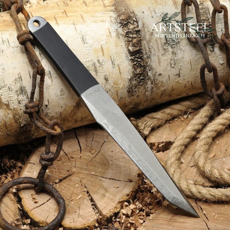 Метательный нож Молния, сталь 40Х13, рукоять термопластичный материал в интернет-магазине art-steel.ru, фото