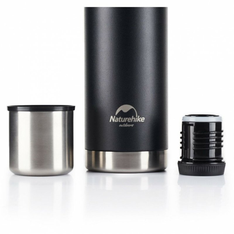 Термос Naturehike Q-9H NH19SJ010 1000ml черный в интернет-магазине art-steel.ru, фото
