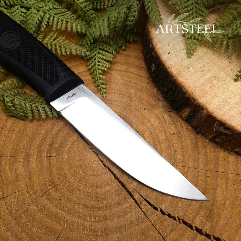 Нож Засапожный-Т из стали 95Х18, рукоять резина в интернет-магазине art-steel.ru, фото