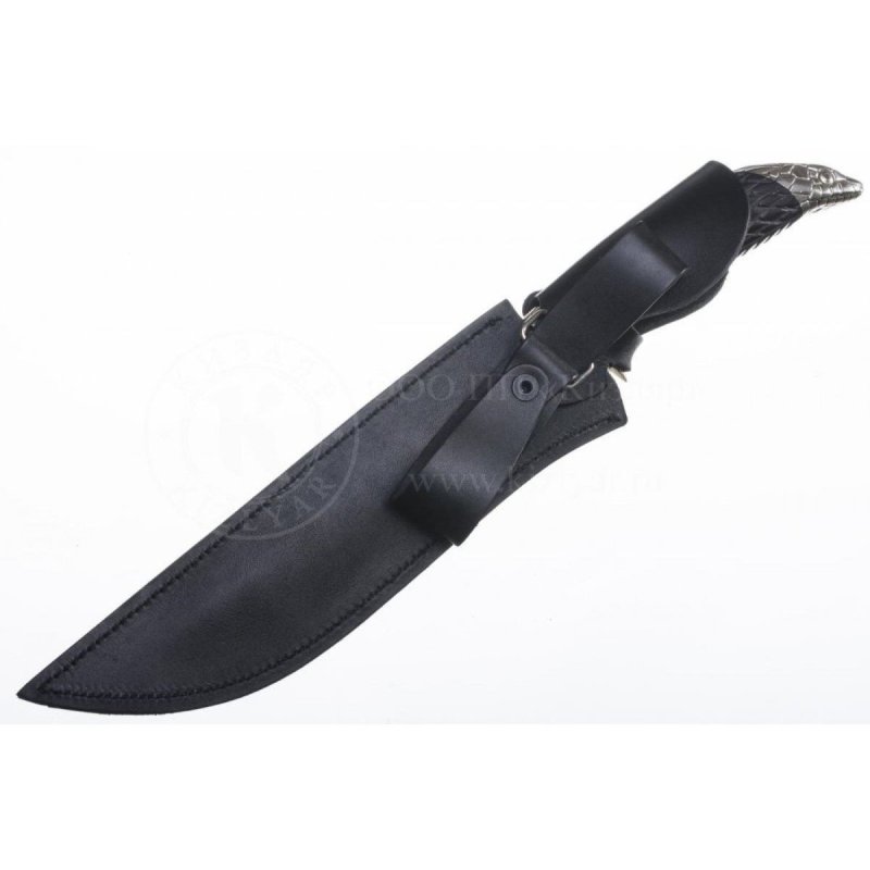 Нож Змея дамаск художественное литье в интернет-магазине art-steel.ru, фото