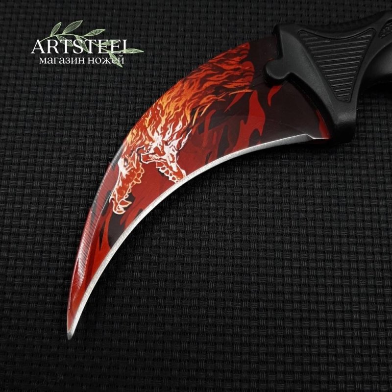 Керамбит CS GO, сталь 420, рукоять пластик в интернет-магазине art-steel.ru, фото