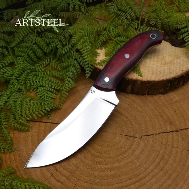 Нож Юг-1 из стали 95Х18, рукоять микарта в интернет-магазине art-steel.ru, фото