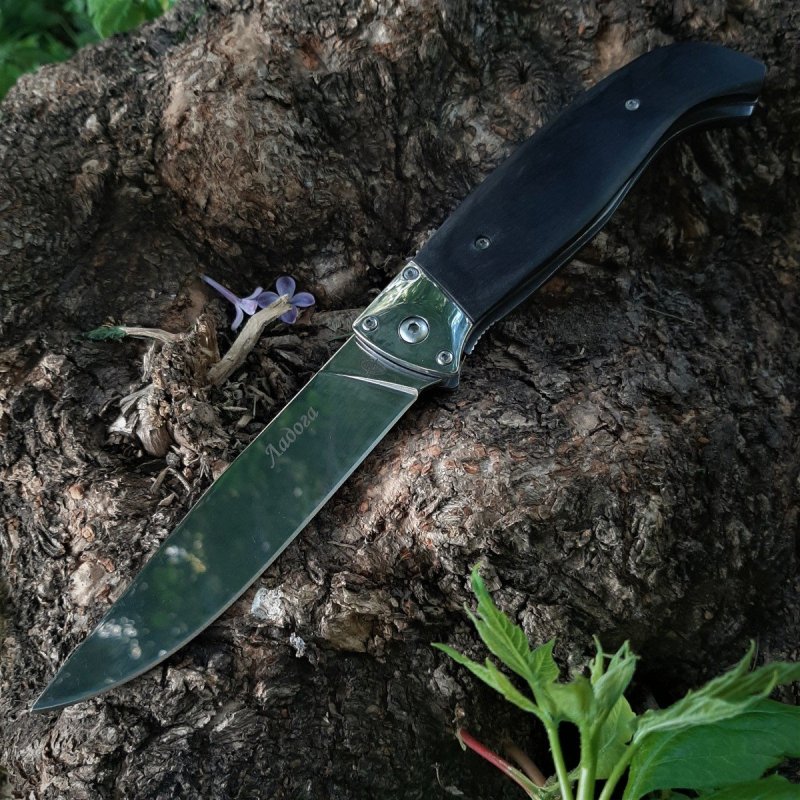 Складной нож Ладога, сталь 65Х13, рукоять бакелит в интернет-магазине art-steel.ru, фото