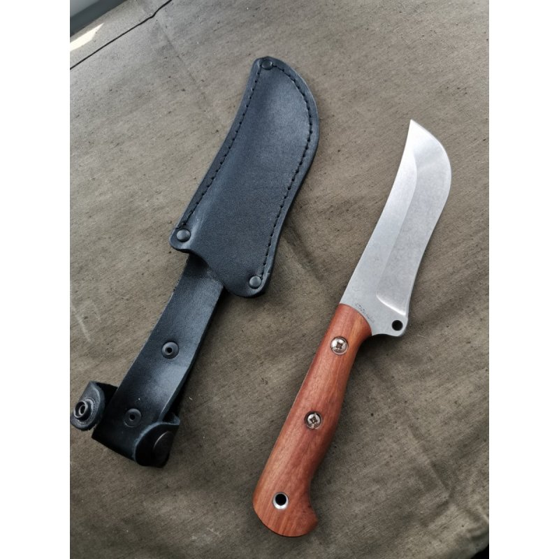 Туристический нож Пчак, сталь AUS8, рукоять сапелли в интернет-магазине art-steel.ru, фото