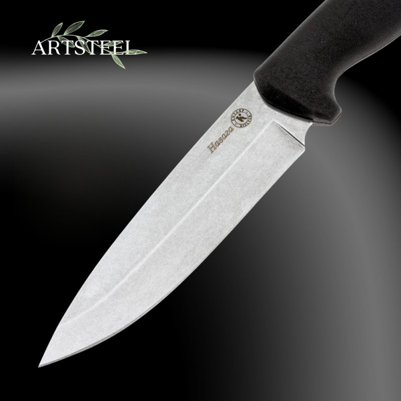 Туристический нож Навага, сталь AUS8, рукоять эластрон в интернет-магазине art-steel.ru, фото