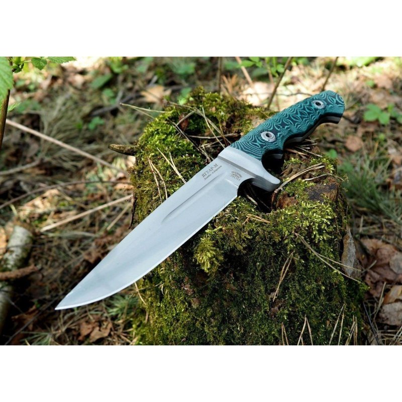 Охотничий нож Ягуар-М, сталь AUS8, рукоять микарта в интернет-магазине art-steel.ru, фото