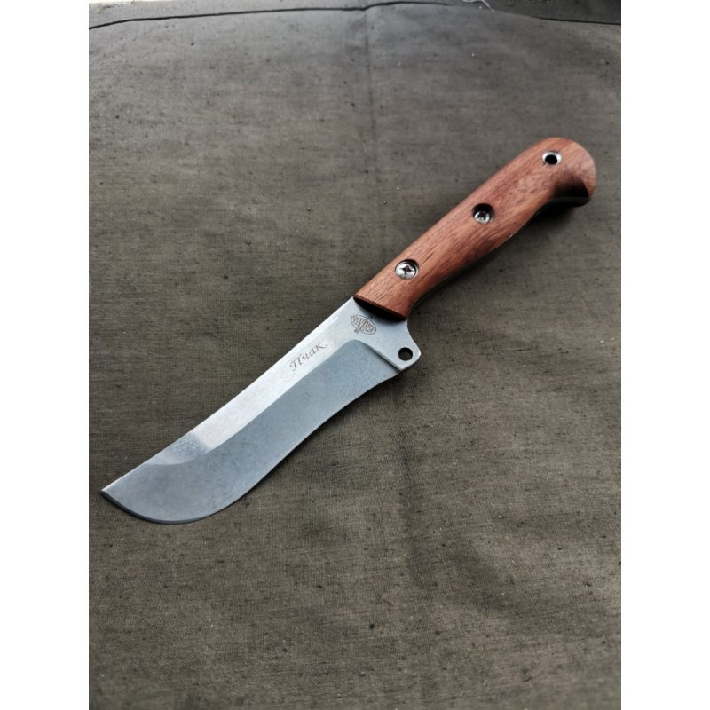 Туристический нож Пчак, сталь AUS8, рукоять сапелли в интернет-магазине art-steel.ru, фото