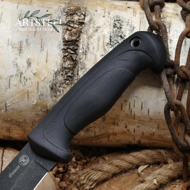 Туристический нож Фазан, сталь AUS8, рукоять эластрон в интернет-магазине art-steel.ru, фото