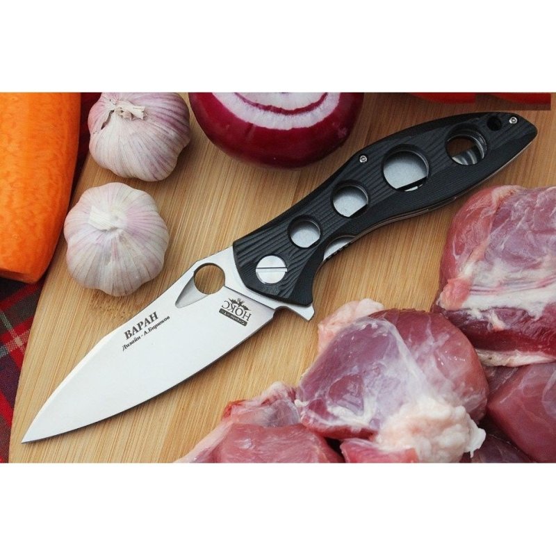 Складной нож Варан, сталь D2, рукоять G10 в интернет-магазине art-steel.ru, фото