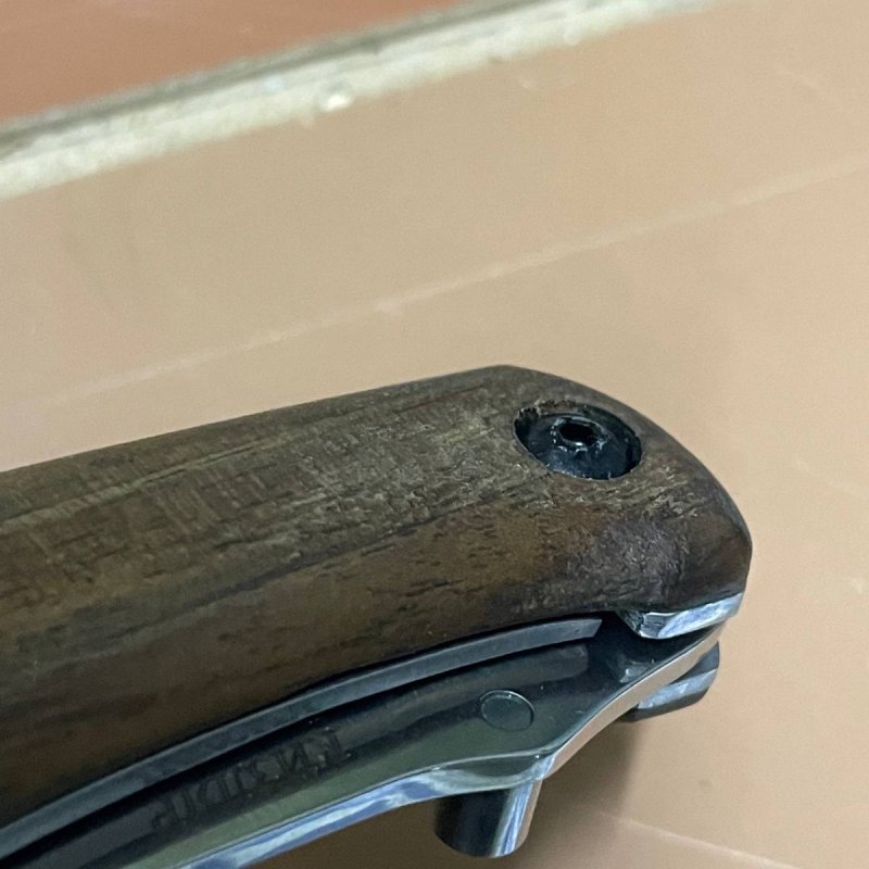 Складной нож Куница, сталь AUS8, рукоять дерево в интернет-магазине art-steel.ru, фото