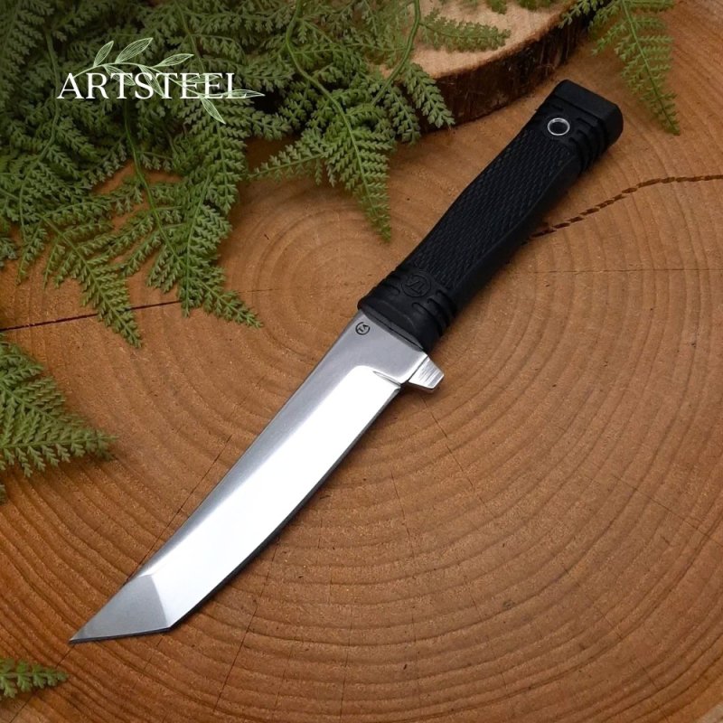 Нож Мичман из стали D2, рукоять резина в интернет-магазине art-steel.ru, фото