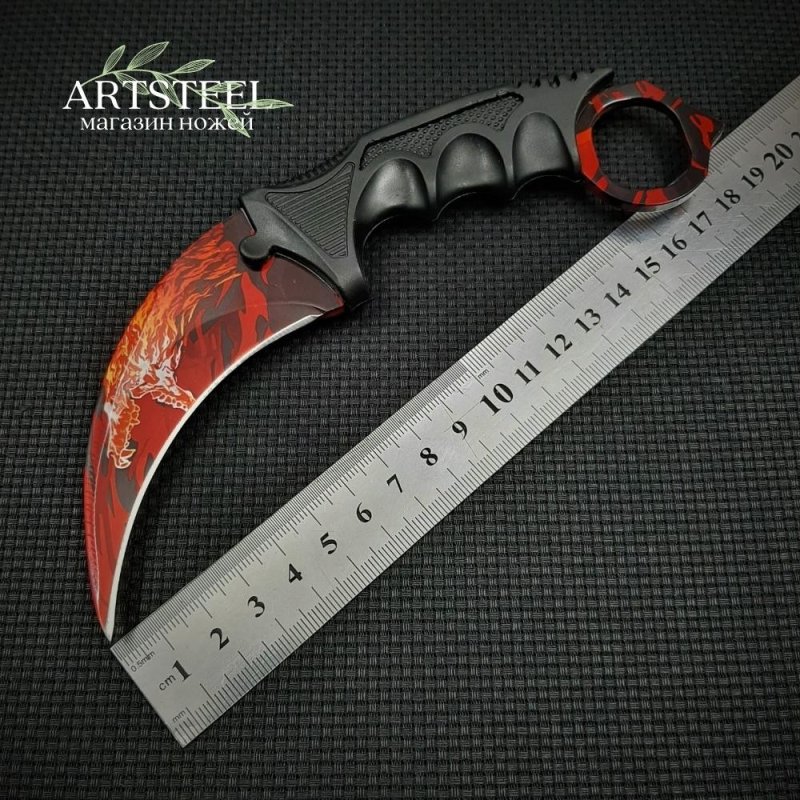 Керамбит CS GO, сталь 420, рукоять пластик в интернет-магазине art-steel.ru, фото