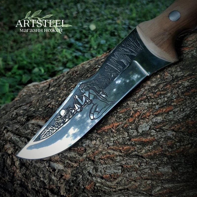 Нож Зодиак художественно-оформленный в интернет-магазине art-steel.ru, фото