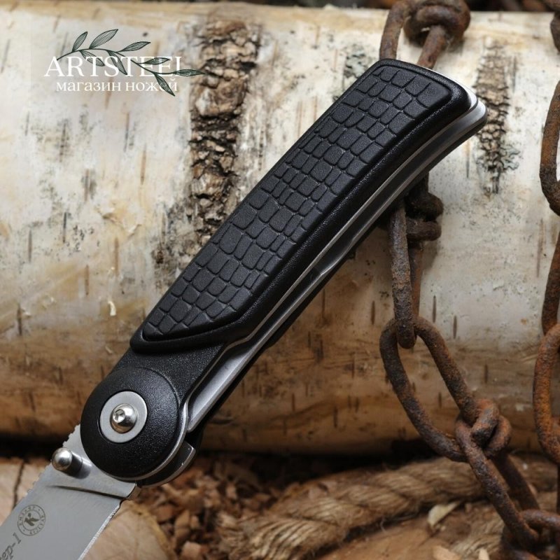 Складной нож Байкер-1, сталь AUS8, рукоять ABS пластик в интернет-магазине art-steel.ru, фото