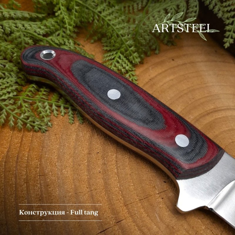 Нож Сибирь-3 из стали 95Х18, рукоять микарта в интернет-магазине art-steel.ru, фото