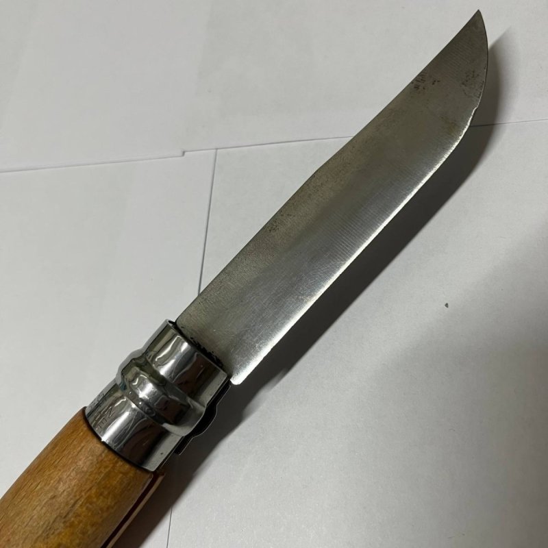 Складной нож Opinel №9, углеродистая сталь, рукоять из дерева бука в интернет-магазине art-steel.ru, фото