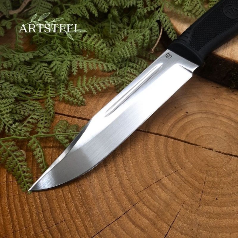 Нож Казак-1 из стали 95Х18, рукоять резина в интернет-магазине art-steel.ru, фото