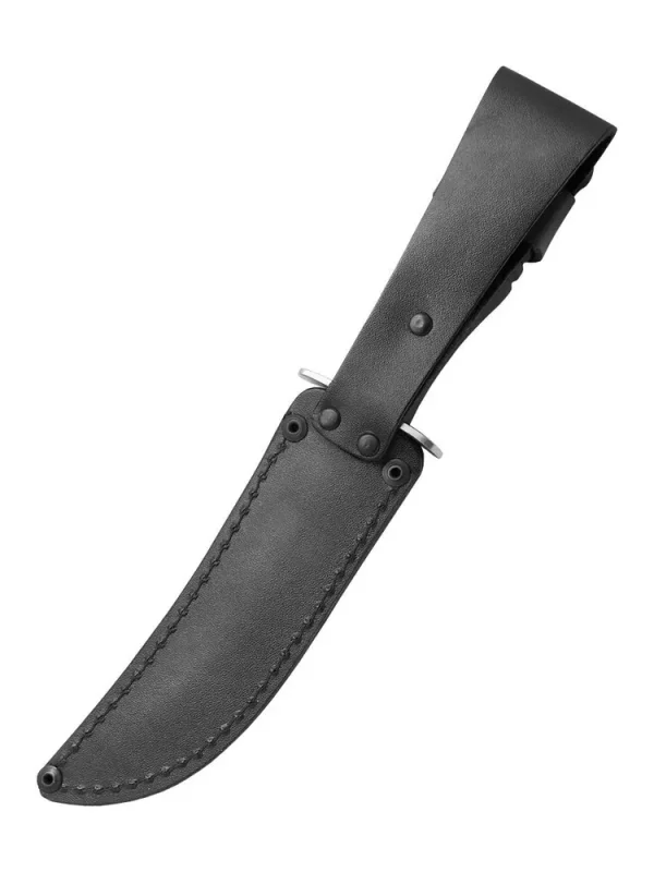 Универсальный нож Спецназ-4 с кожаным чехлом, сталь  У8, рукоять резина в интернет-магазине art-steel.ru, фото