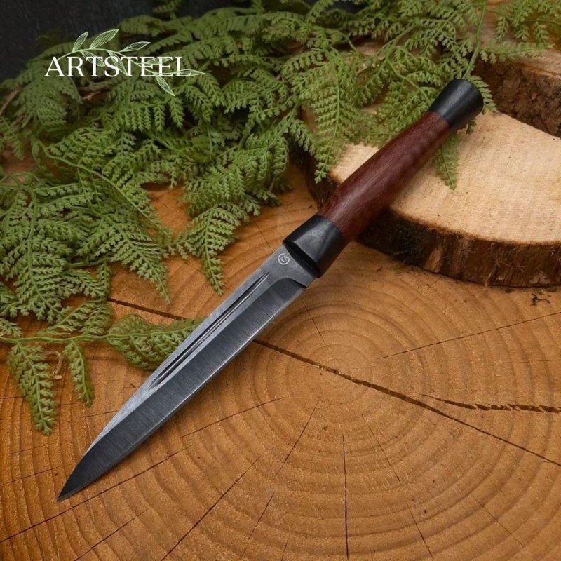Нож Горец-3М из стали 65Г, рукоять дерево в интернет-магазине art-steel.ru, фото