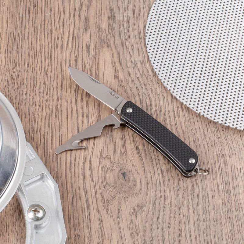 Многофункциональный нож Criterion Collection, сталь Sandvik 12C27, рукоять G10 в интернет-магазине art-steel.ru, фото