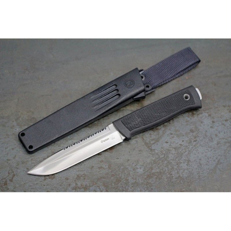 Нож Филин AUS-8 серрейтор эластрон в интернет-магазине art-steel.ru, фото