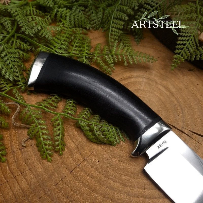 Нож Кубанец-Барсук из стали 95Х18, рукоять Дерево в интернет-магазине art-steel.ru, фото