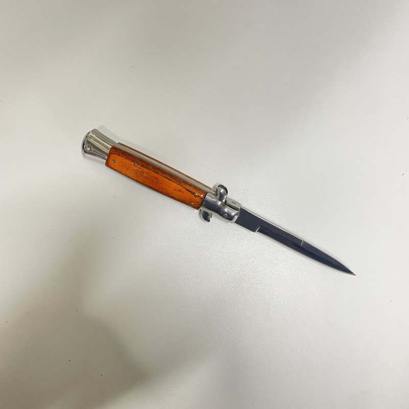 Автоматический складной нож Advisor, сталь 65Х13, рукоять дерево, сталь в интернет-магазине art-steel.ru, фото