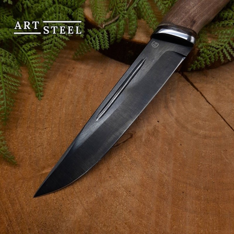 Нож Гарпун-2 из стали 65Г, рукоять дерево в интернет-магазине art-steel.ru, фото